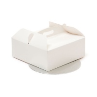 Caixa para bolo com base redonda de 31 x 31 x 12 cm - Decora