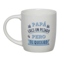 Caneca de 350 ml Pai és um chato mas eu amo-te