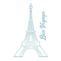 Stencil Torre Eiffel 20 x 28,5 cm - Artis decor - 1 unidade