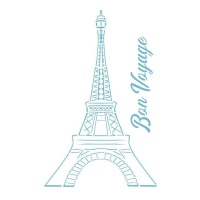 Stencil Torre Eiffel 20 x 28,5 cm - Artis decor - 1 unidade