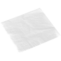 Guardanapos de 19 cm brancos - 50 unidades