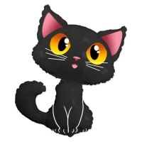 Balão gato preto 90 x 83 cm - Festa Conver