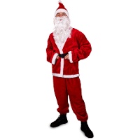 Fantasia de Papai Noel Clássico Premium para adulto