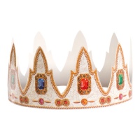 Coroas decoradas para bolo de reis - Dekora - 100 unidades