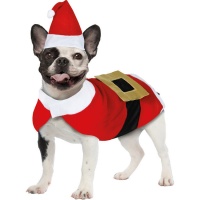 Fato de Pai Natal para cão