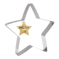 Molde ou cortador XXL de estrela de 32 cm - Scrapcooking