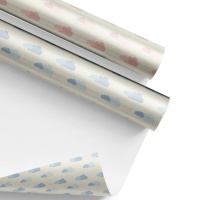 Papel de embrulho nuvem 2,00 x 0,70 m - 1 unid.