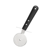 Cortador de pizza 20 cm preto