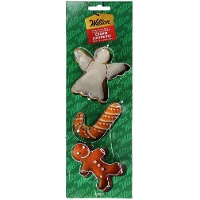 Cortadores de boneco de gengibre, bastão de açúcar e anjo - Wilton - 3 unidades