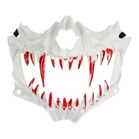 Máscara de Crânio com Dentes de Lobo