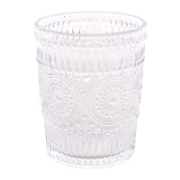 Copo de 290 ml de cristal gravado transparente