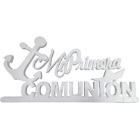 Figura em cortiça A minha primeira comunhão âncora 70 x 35 cm