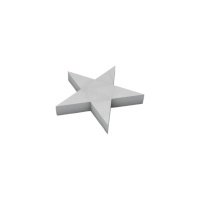 Figura de esferovite em forma de estrela de 10 x 10 x 4 cm