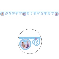 Grinalda de Hasppy Birthday de Frozen - 2 m