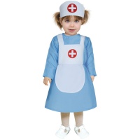 Fato de enfermeira de bebé à moda antiga