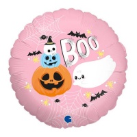 BOO balão de Halloween 45 cm decorado - Grabo