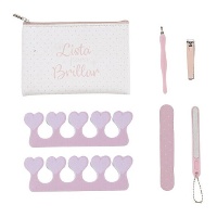 Conjunto de manicura Lista para Brilhar - 8 peças