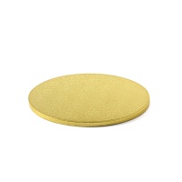 Base de bolo redonda de 33 x 33 x 1,2 cm dourado - Decora