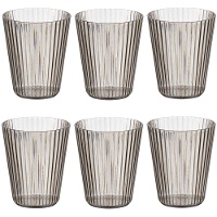 Copo de 300 ml com listras - 6 unidades