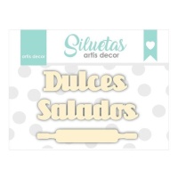 Aglomerado de doces e salgados - Artis decor - 3 unidades