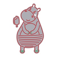 Hippo die-cut com gelado Zag - Misskuty - 2 unidades
