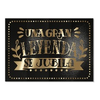 Mural decorativo de Uma grande lenda se aposenta de 0,70 x 1 cm