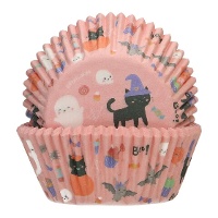Cápsulas para cupcakes de Halloween Fofo - Funcakes - 48 unidades