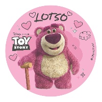 Disco comestível para bolo Lotso (Toy Story) - 20 cm