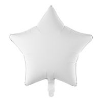 Balão estrela branco de 48 cm
