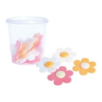Bolachas de flores de anémona - Scrapcooking - 12 unid.