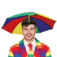 Chapéu de chuva arco-íris