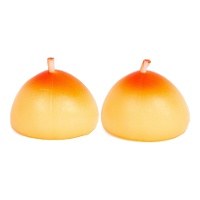 Velas em forma de seios - 2 unidades