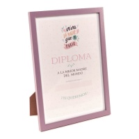 Moldura fotográfica com Diploma de Mamã - DCasa