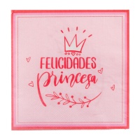 Guardanapos Princess Greetings 16,5 x 16,5 cm - 12 pcs.