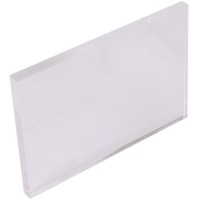 Base acrílica para carimbos reta 12 x 9 x 0,8 cm - Artis decor