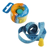 Fita métrica para costura 1,50 m x 2 cm com dedal de plástico - Pónei