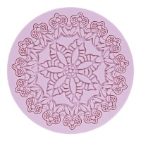 Molde de silicone redondo de 12,8 cm - Artis decor