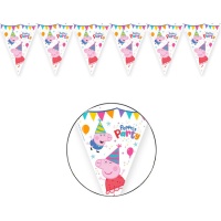 Galhardete de festa Peppa Pig 3 m