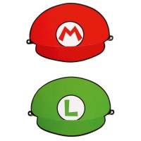 Chapéus Super Mario - 8 peças