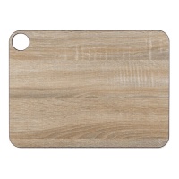 Tábua de cortar 37,7 x 27,7 cm com cabide castanho - Arcos