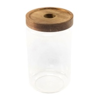Frasco de vidro de 0,7 L com tampa