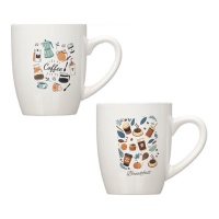 Caneca de 350 ml Variada para Café da Manhã - 1 unidade