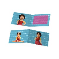 Convites da Heidi - 6 unidades