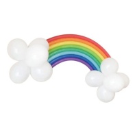 Grinalda de balões arco-íris - Monkey Business - 26 peças