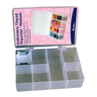 Caixa organizadora de linhas e acessórios 19 x 13 x 4 cm - Hemline