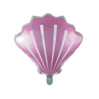 Balão concha rosa 51 cm