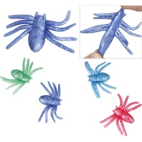 Aranhas de silicone coloridas - 4 unidades