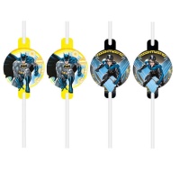 Palhinhas Batman 22 cm - 4 peças