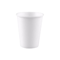Copos de cartão branco biodegradável 220 ml - 20 unidades