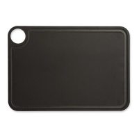 Tábua de cortar 33 x 23 cm com ranhura e cabide preto - Arcos